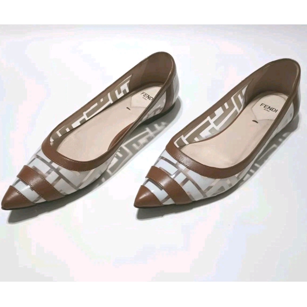 Fendi Colibri Ballerina Flats Size 36.5 ( US 6? )*** Read Description ⬇️